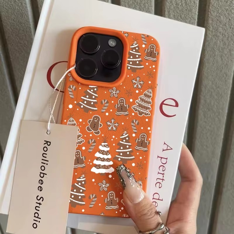 Phone Cases Xr Iphone - Casing Ponsel Kartun Pohon Natal Salju