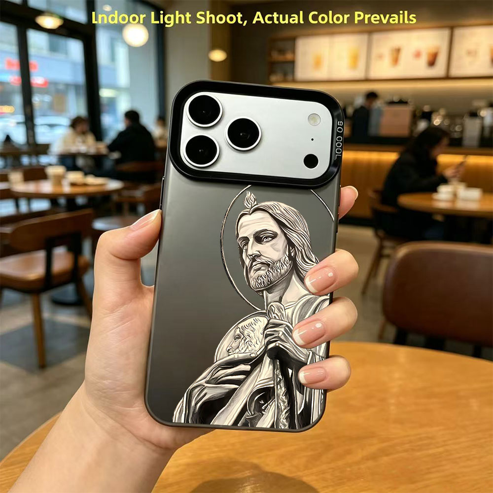 Phone Cases Xr Iphone - Casing Ponsel Desain Pola San Judas